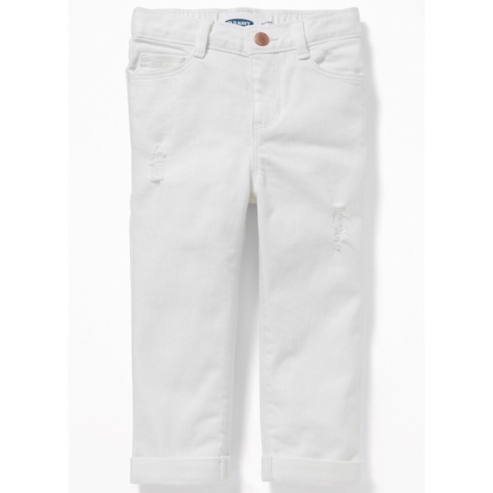 Old Navy Kids White Jeans 18-24M